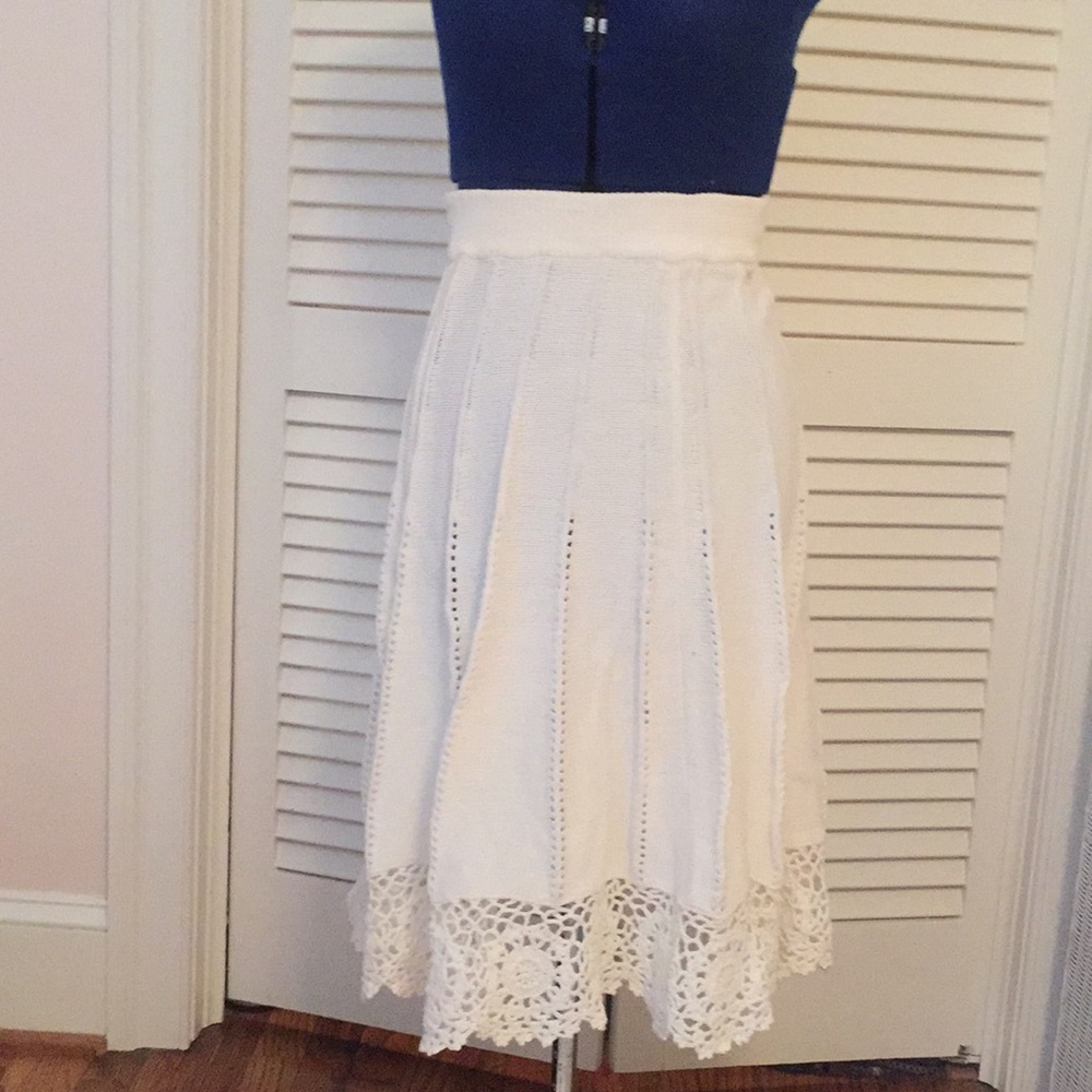 ASOS crochet midi skirt